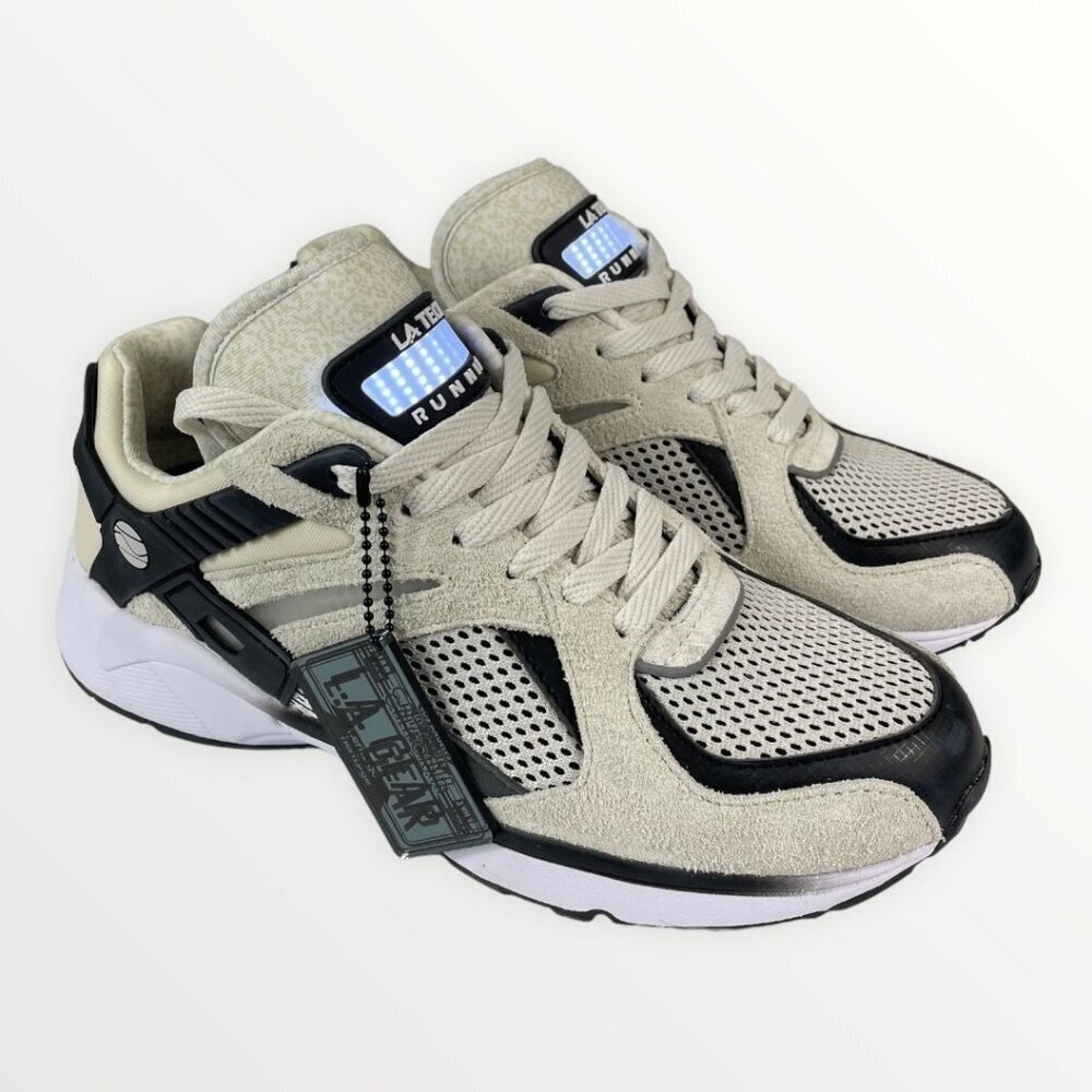 New L.A. Gear Catapult Running Shoes Suede Sneakers Streetwear Active W8.5